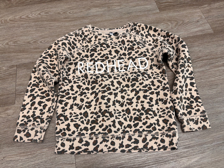 Brunette the Label 6/8Y Leopard Sweatshirt IMPERFECT