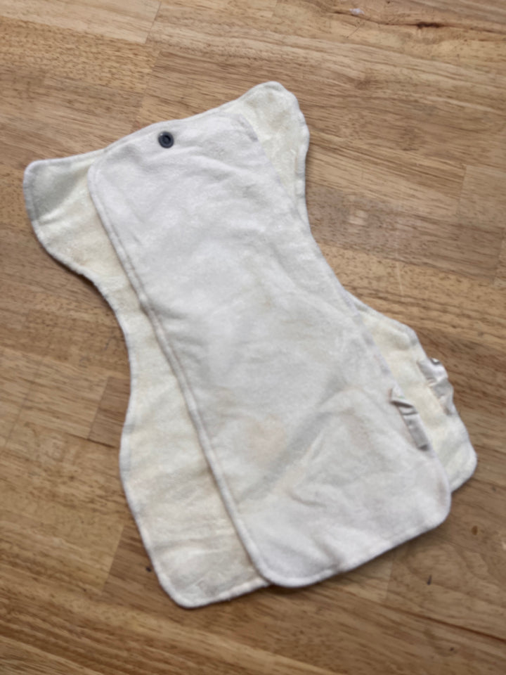 Glowbug One Size Contoured Bamboo Terry Insert Set