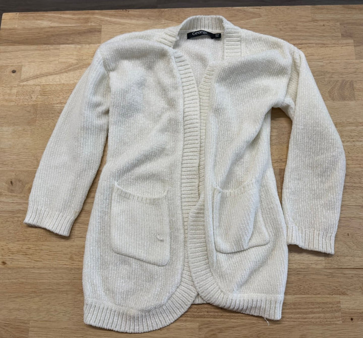 George Cardigan – Size 6 | Cream Open Knit - Nest and Sprout - Consignment