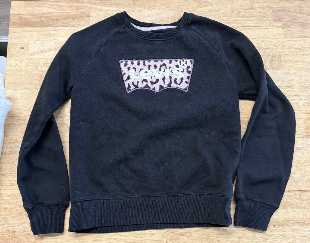 Levi's Sweatshirt – Size 12/13 | Burgundy Animal Print - Nest and Sprout - Consignment