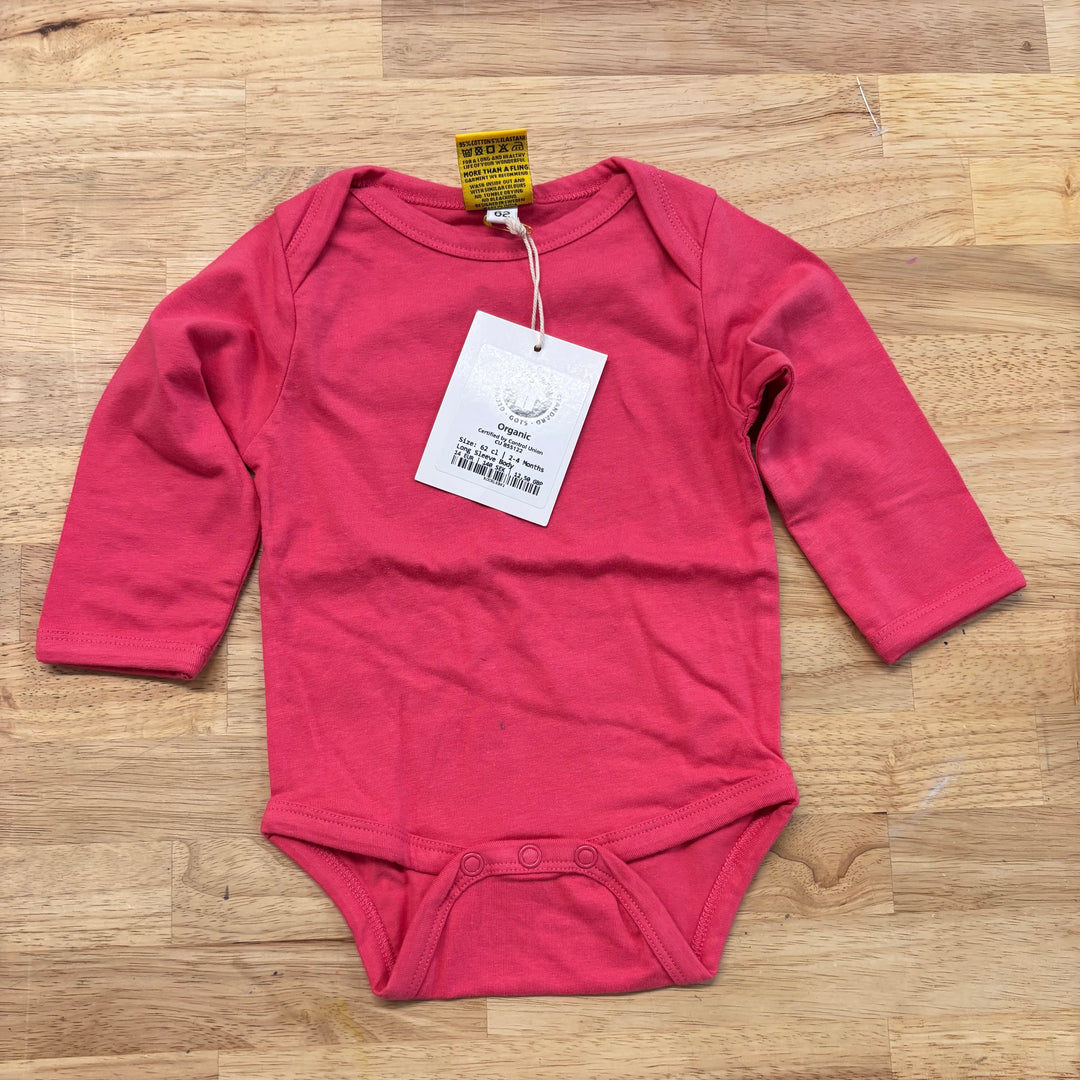 More Than A Fling 2-4M Pink Bodysuit NWT