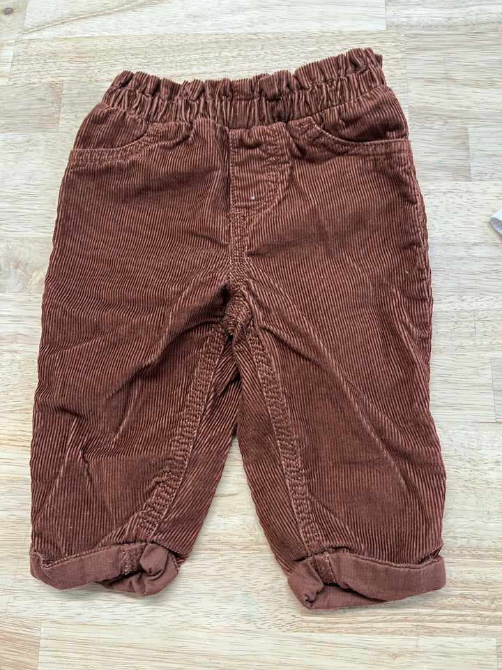 Carters 6M Corduroy Pants - Dark Brown