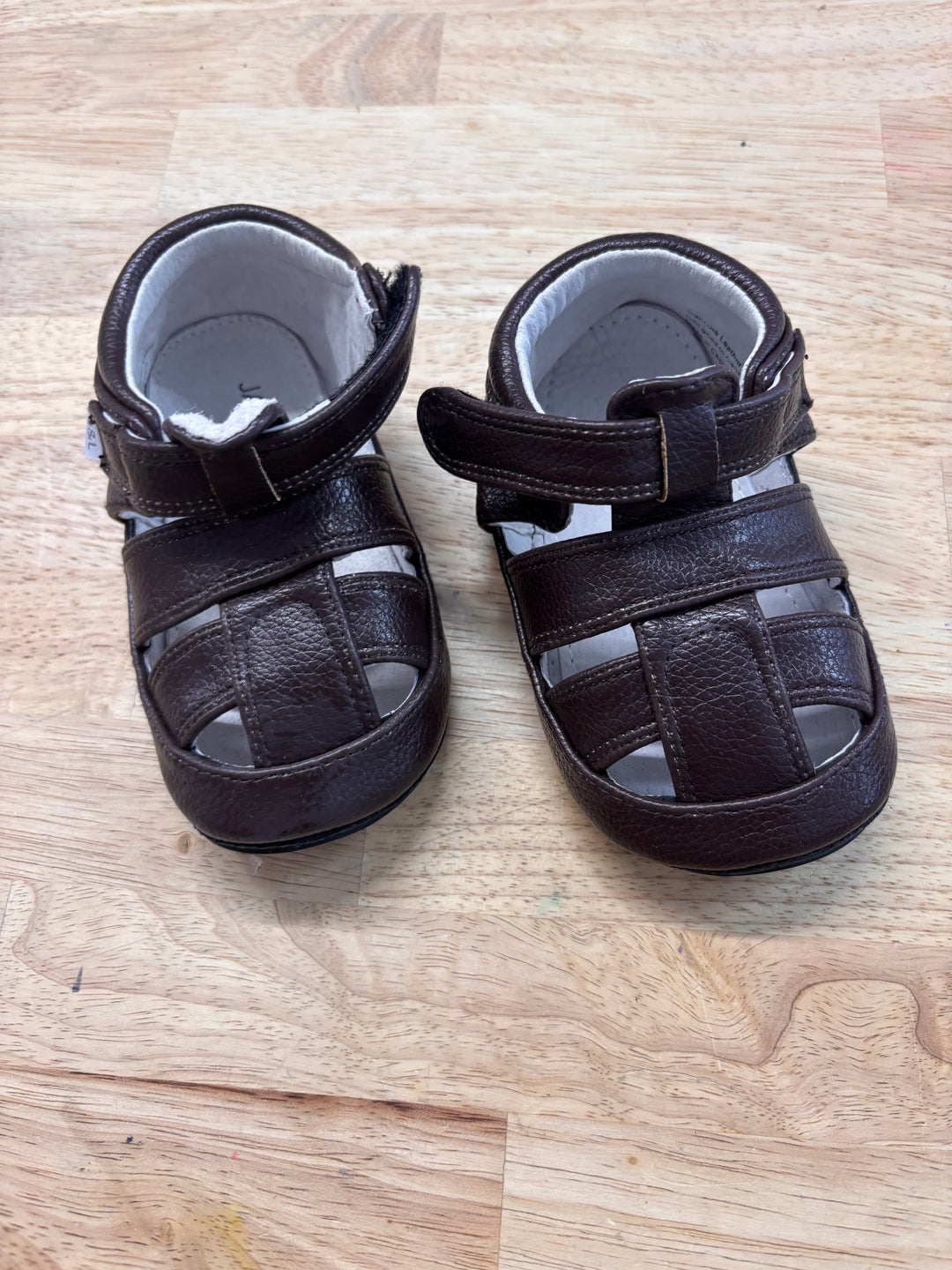 Jack & Lily 30-36M Dark Brown Sandals - NWOT