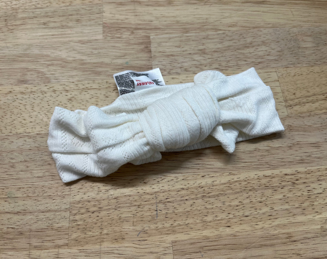 Milkberry 3-6M Knotted Headband - Cream