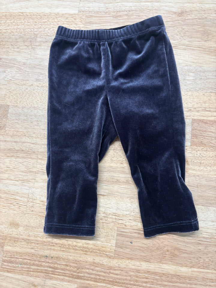 Old Navy Velour Leggings – Black – 3-6M