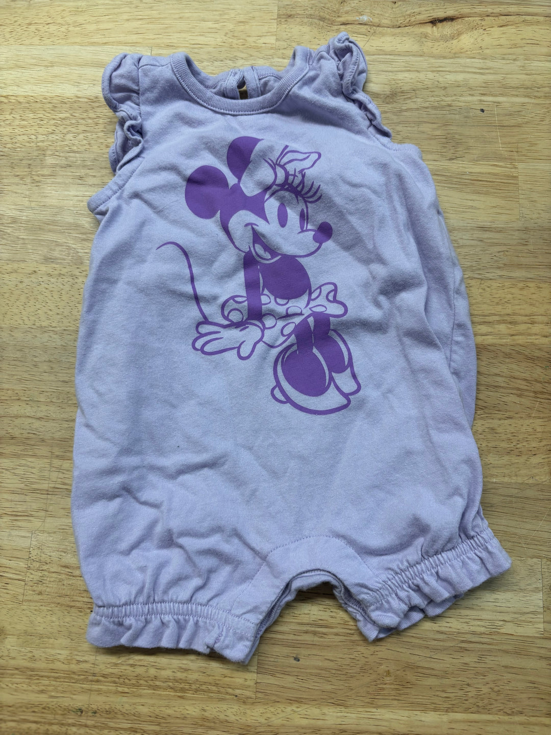 Gap Disney romper – Minnie Outline – Light Purple – 3-6M