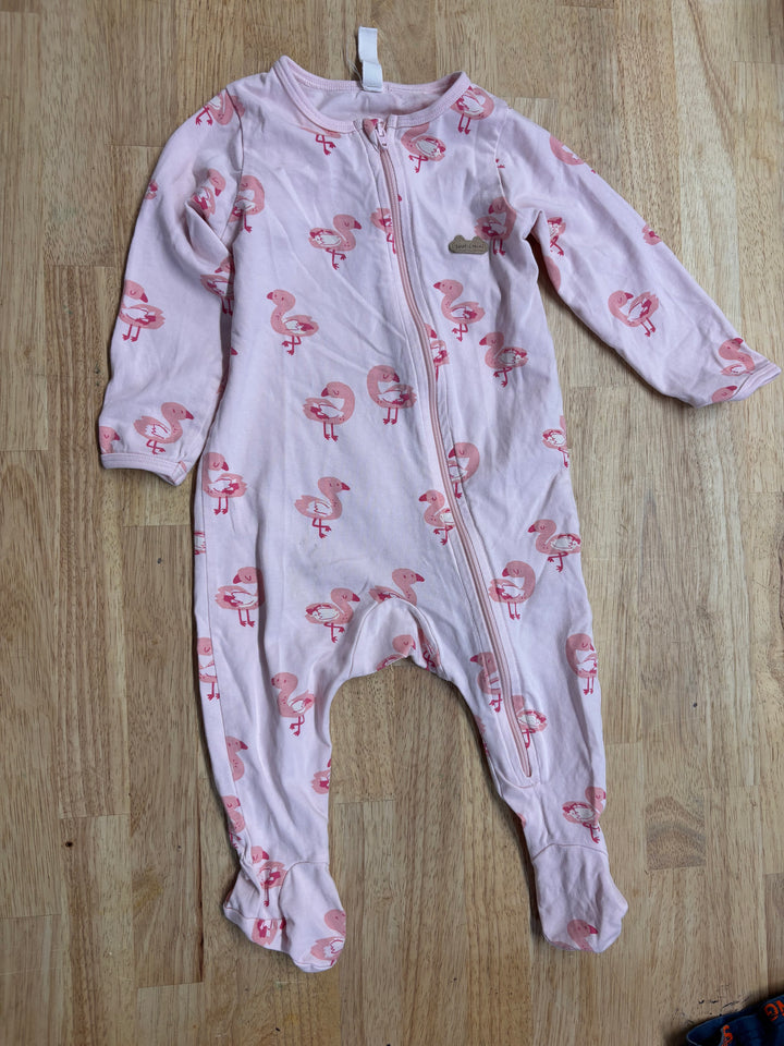 Souris Mini Sleeper – Flamingo Print – 6-9M