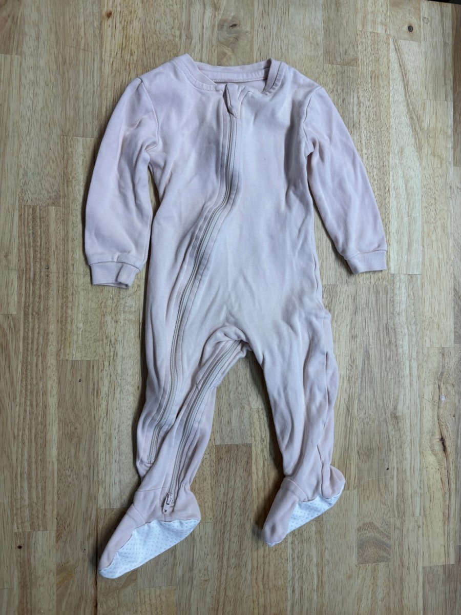 Zippyjamz Sleeper – Light Pink – 6 - 9M - Nest and Sprout - Consignment