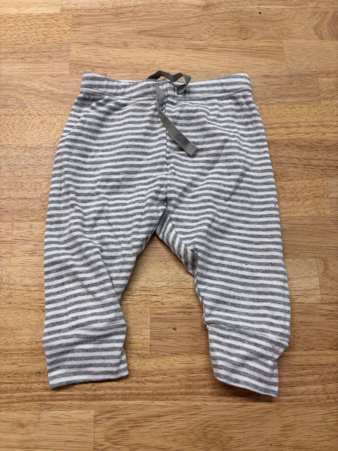 Baby Gap Striped Leggings – Grey/White – 3-6M