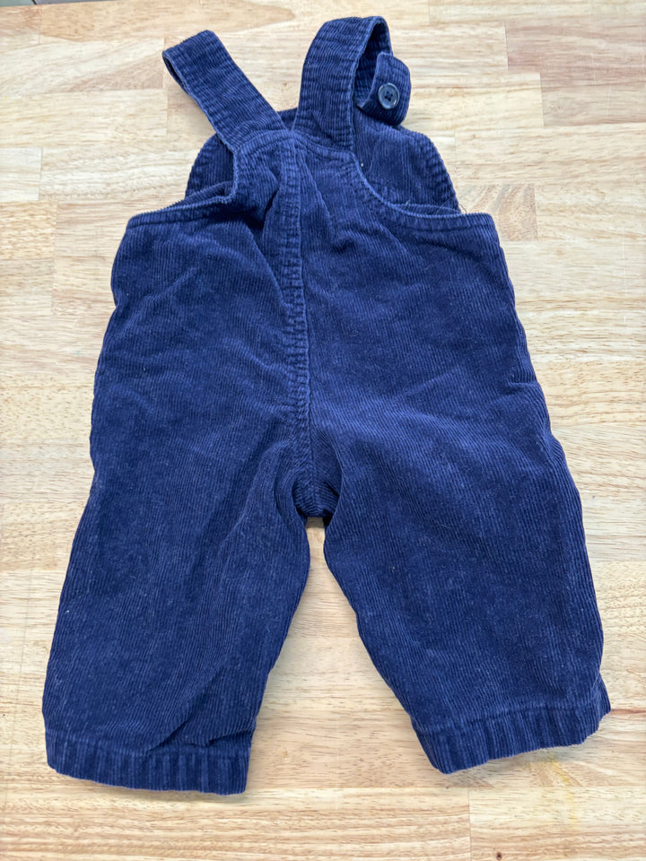 George 3-6 Months Corduroy Overalls (Blue)