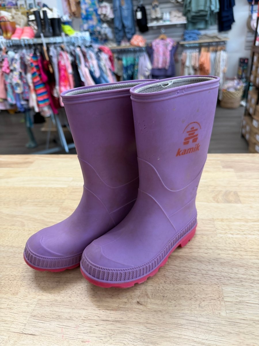 Kamik Rain Boot – 11 | Purple - Nest and Sprout - Consignment