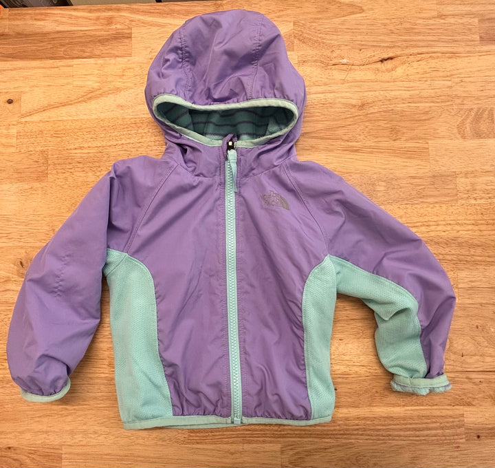 The North Face Reversible Windbreaker Jacket – Size 12–18 Months – Purple/Teal