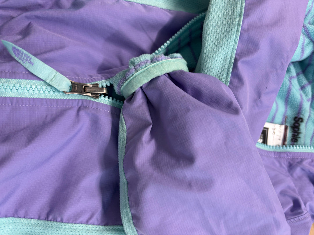 The North Face Reversible Windbreaker Jacket – Size 12–18 Months – Purple/Teal