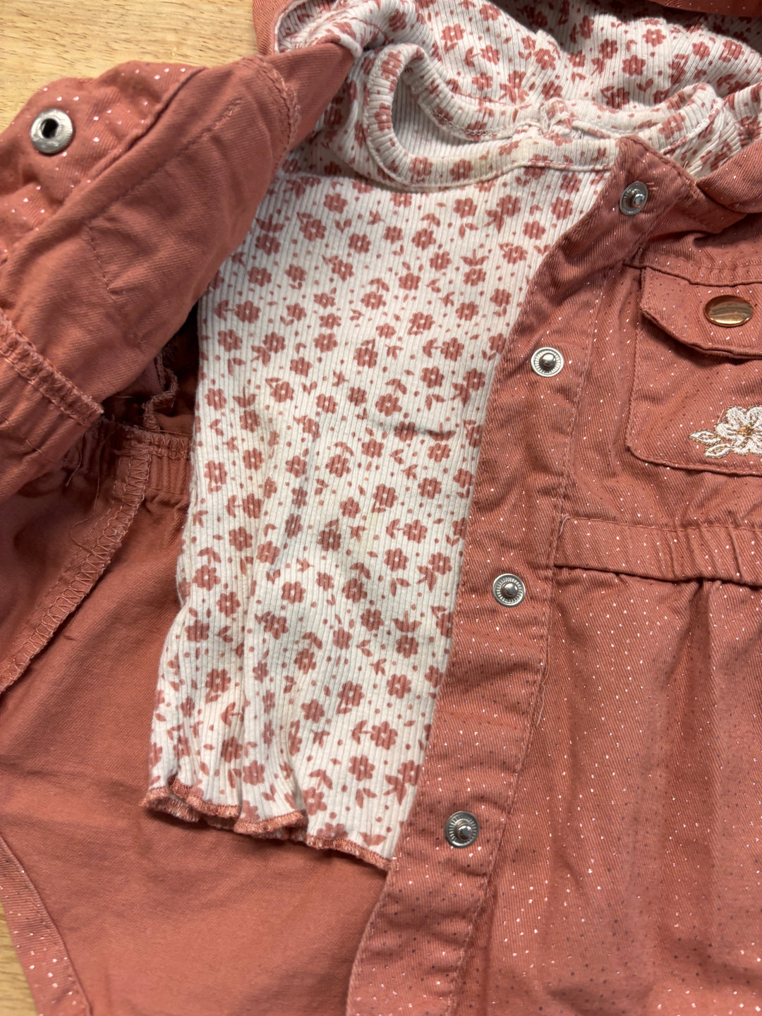 Little Lass Jacket + Top Set – Size 12M