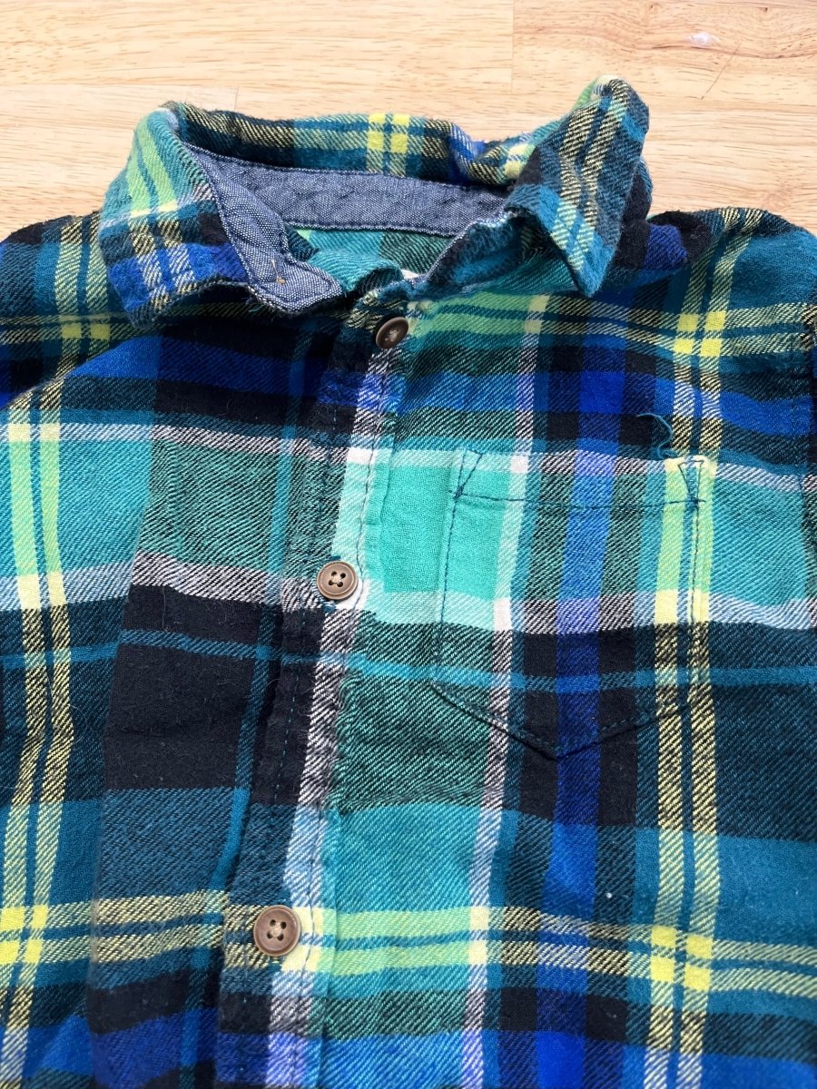 Gymboree 2T Plaid Flannel Shirt - Nest and Sprout - Consignment