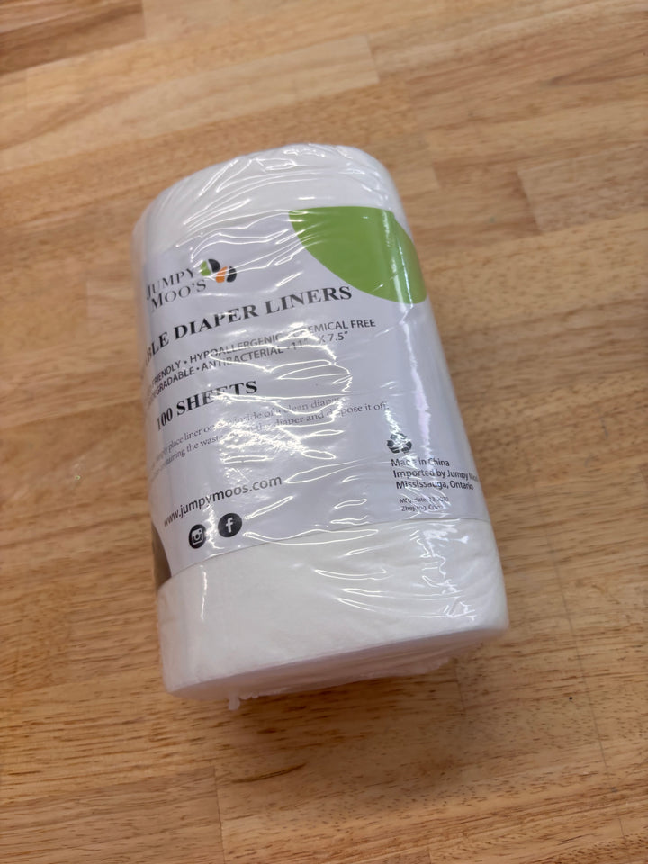 Jumpy Moos 100 Sheets Each Liners NWT