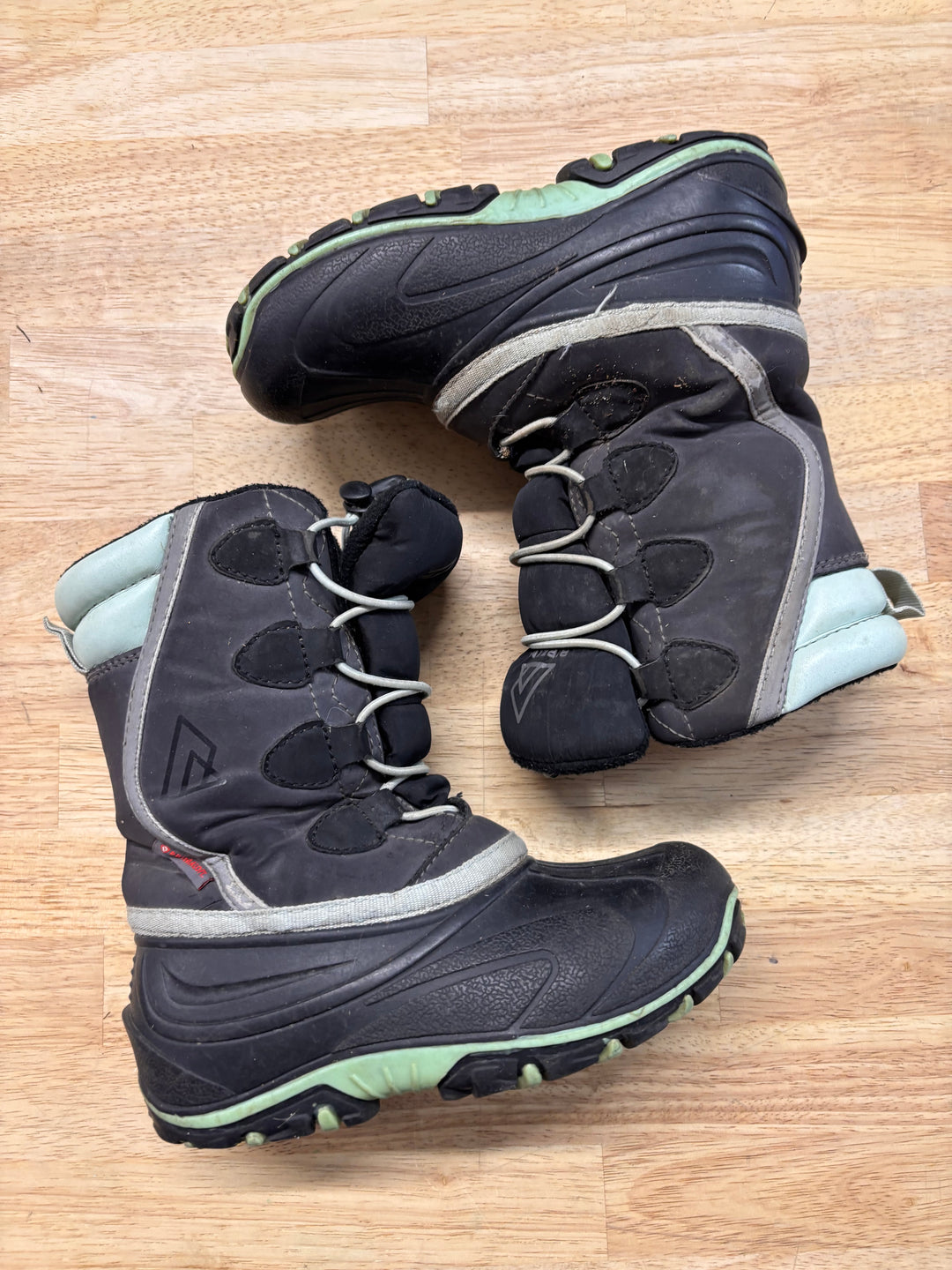 Ripzone Snow Boots – Black/Mint (Size 11)