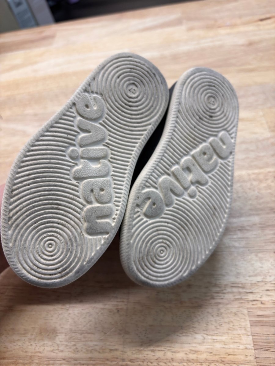 Native Soft Shoes C7 – Light Grey - Nest and Sprout - Consignment