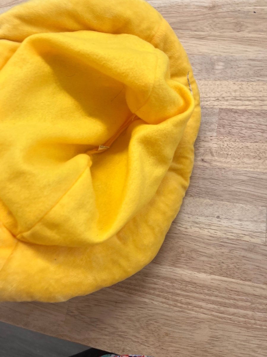 Yellow Smiley Face Poop Emoji Hat - Nest and Sprout - Consignment
