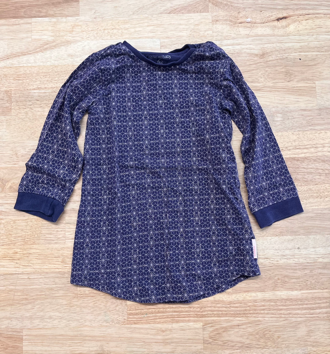 Noppies Size 86 Navy Geometric Print Dress
