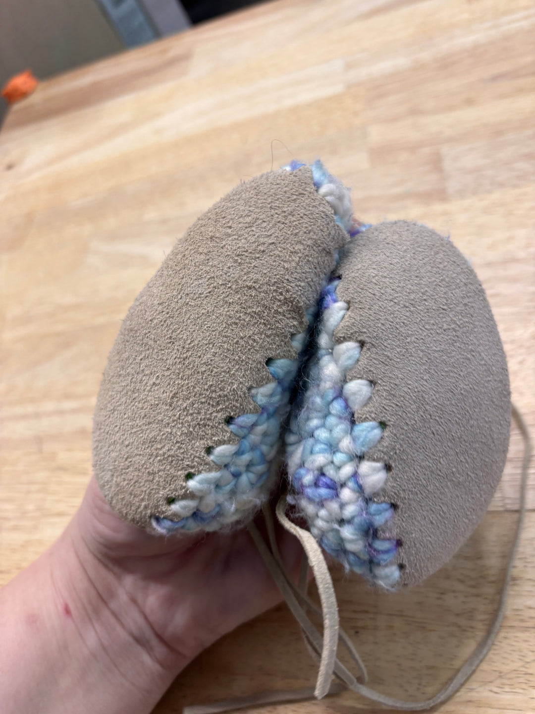 Hand-Crocheted Slippers – 11cm