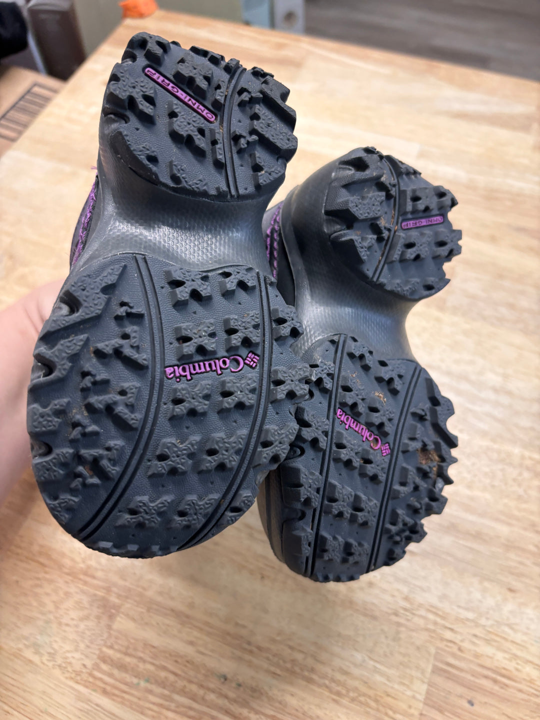 Columbia Snow Boots Grey/Purple – Size 8