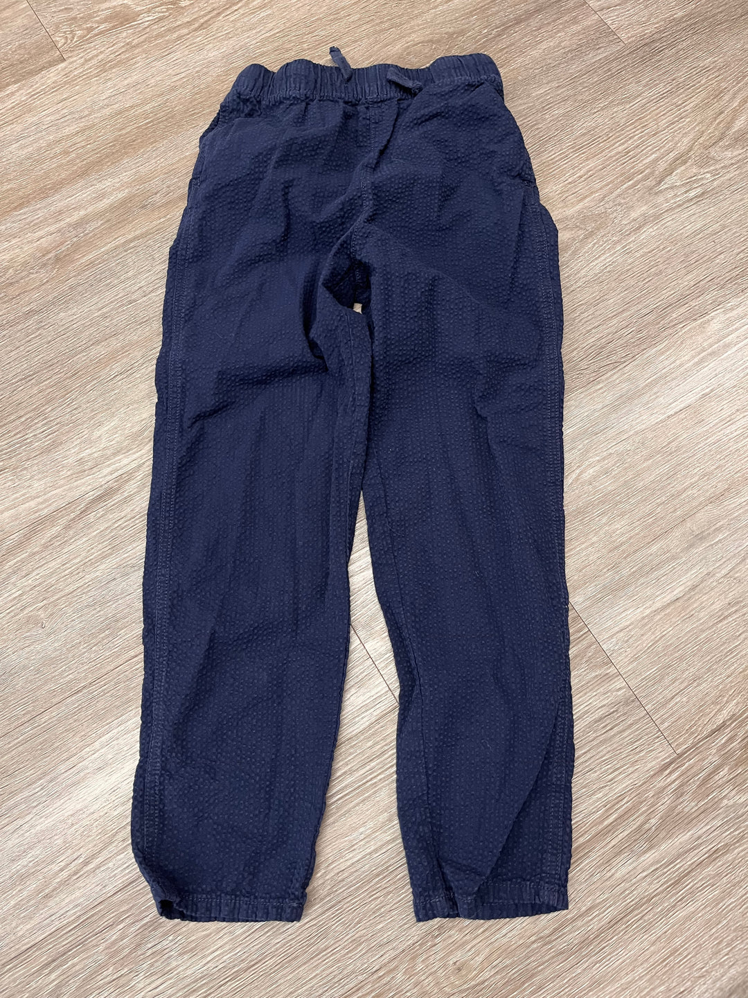 H&M Pants – Textured Navy 9–10 years