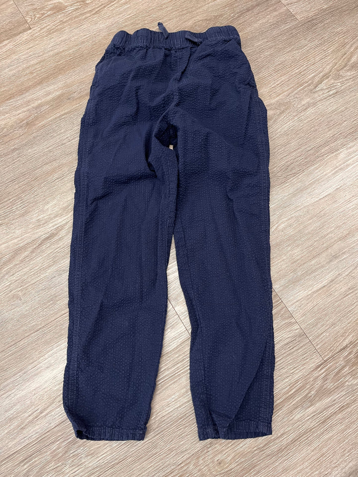H&M Pants – Textured Navy 9–10 years