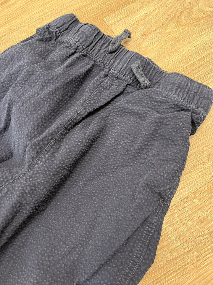 H&M Pants – Textured Navy 9–10 years