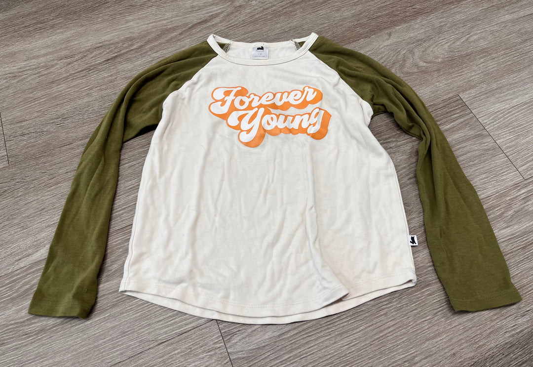 Little & Lively Long Sleeve Shirt – forever Young Graphic 7–8 years