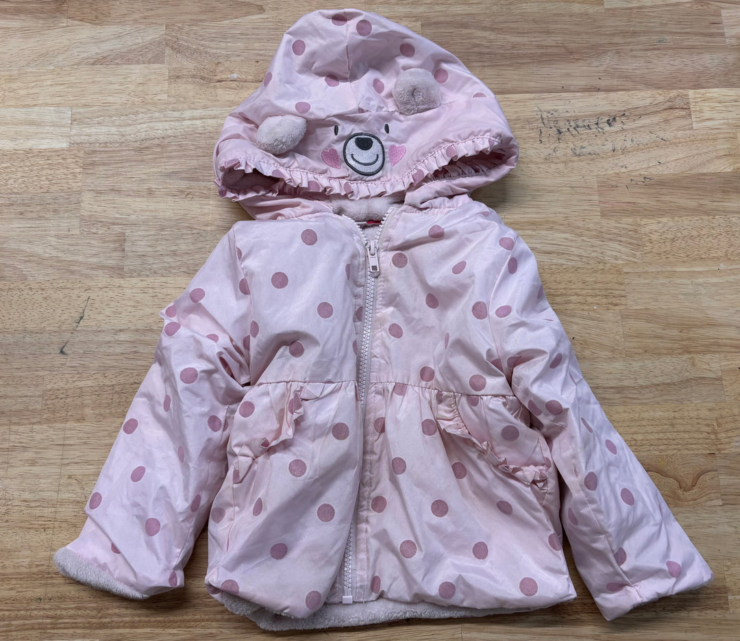 Penelope Mack Pink Polka Dot Jacket 2T