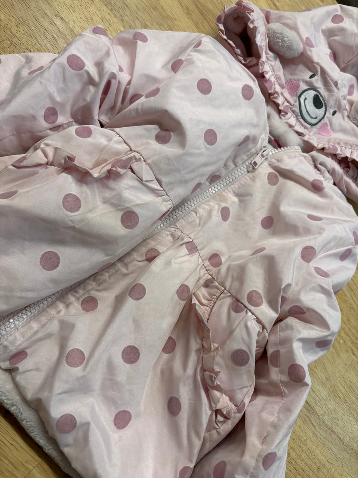 Penelope Mack Pink Polka Dot Jacket 2T