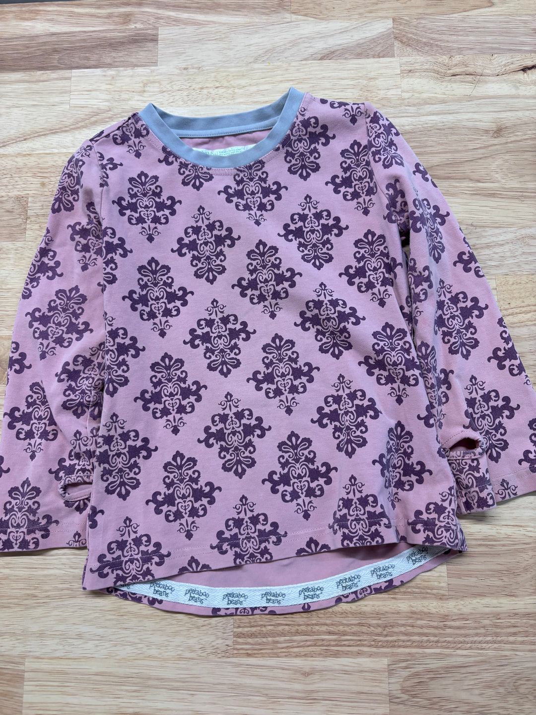 Peekaboo Beans Me Me Me Top (Size 4, Pink, Vintage)