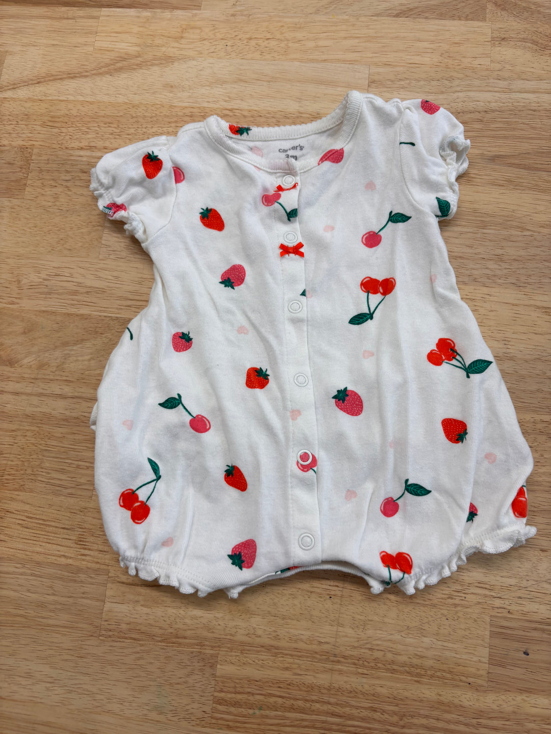 Carter’s 3M Romper - Strawberry Cherry Print