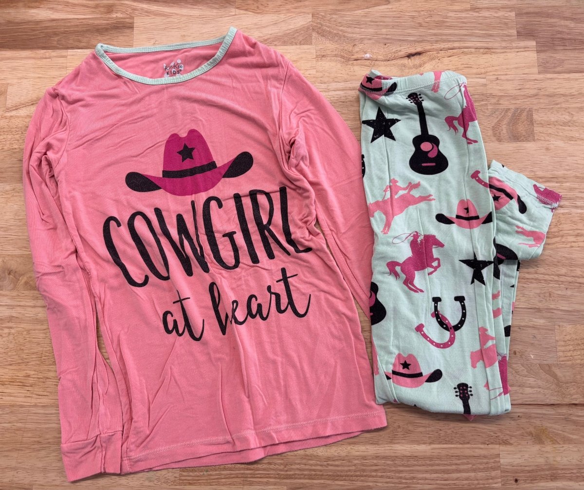 Kickee Kids 10 PJ Set - Cowgirl at Heart play condition - Nest and Sprout - Consignment