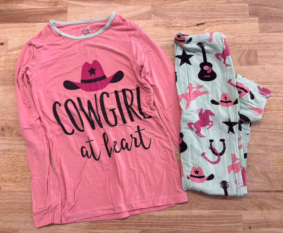 Kickee Kids 10 PJ Set - Cowgirl at Heart play condition