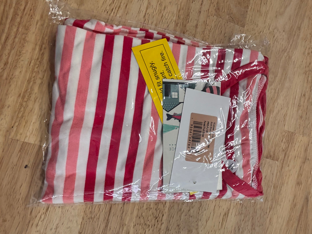 Kickee Pants 10 Forest Stripe PJ Set NWT