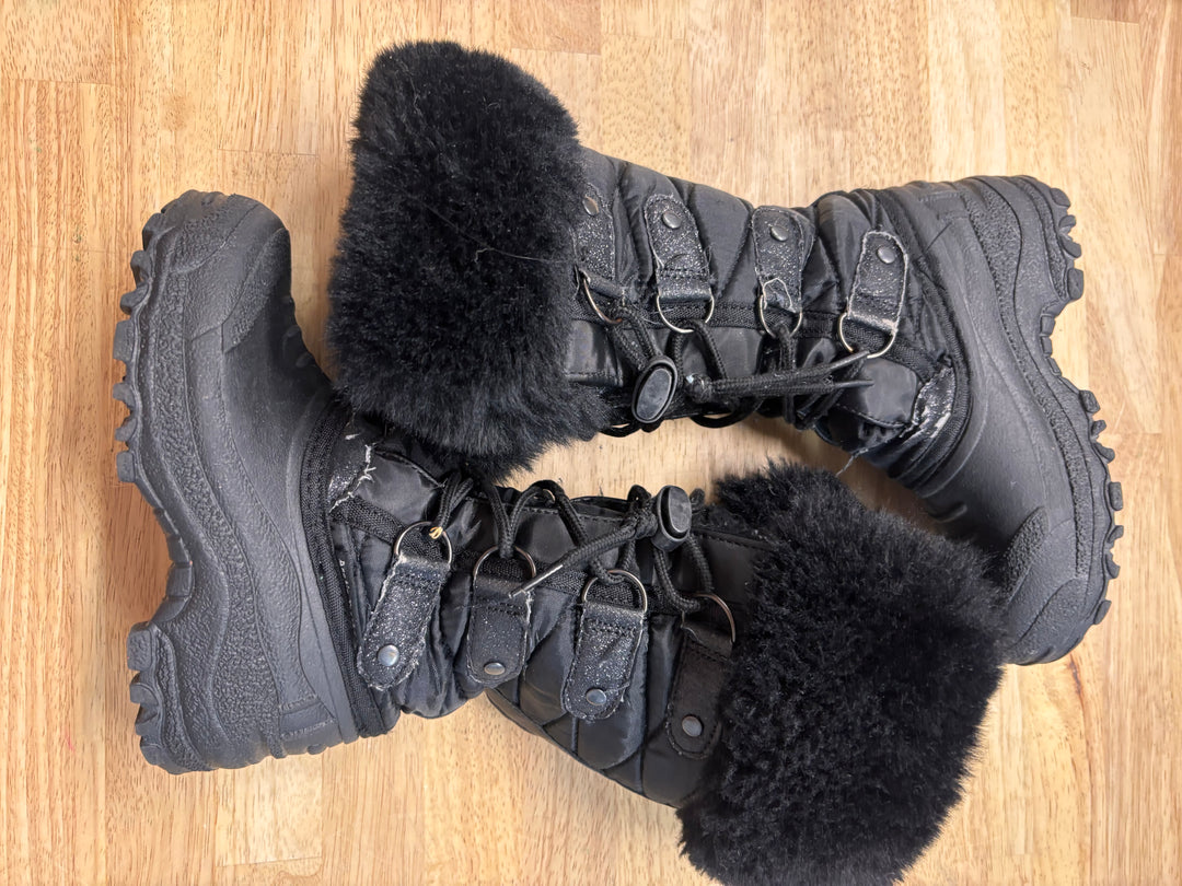Arctic Tracks Tall Winter Boots Fur Trim Size 12