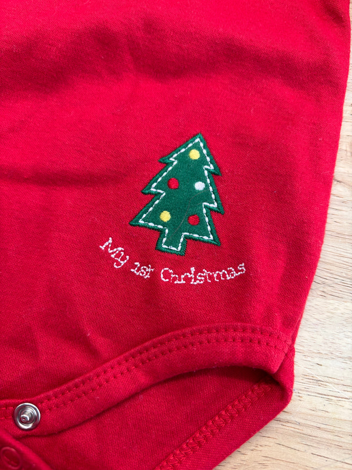 Tootsie Baby 6–12M Christmas Bodysuit