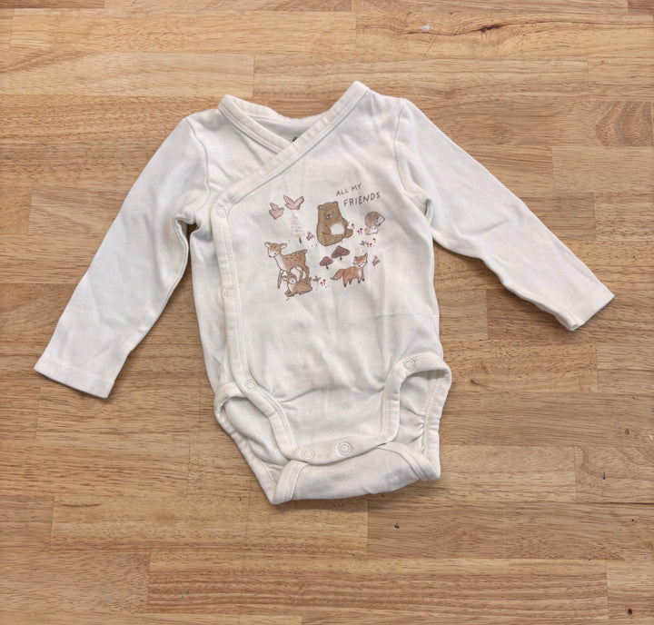 H&M 6M Kimono Bodysuit IMPERFECT