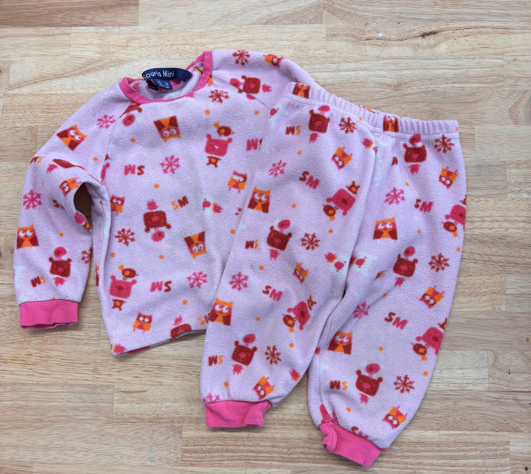 Souris Mini 18M Christmas Fleece pj