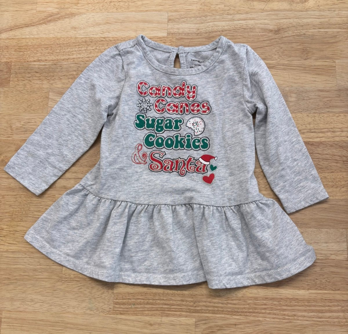 George 12–18M Holiday Dress - Nest and Sprout-Consignment