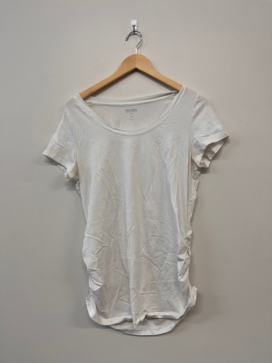 Old Navy Maternity Fitted Shirt – White (Medium)