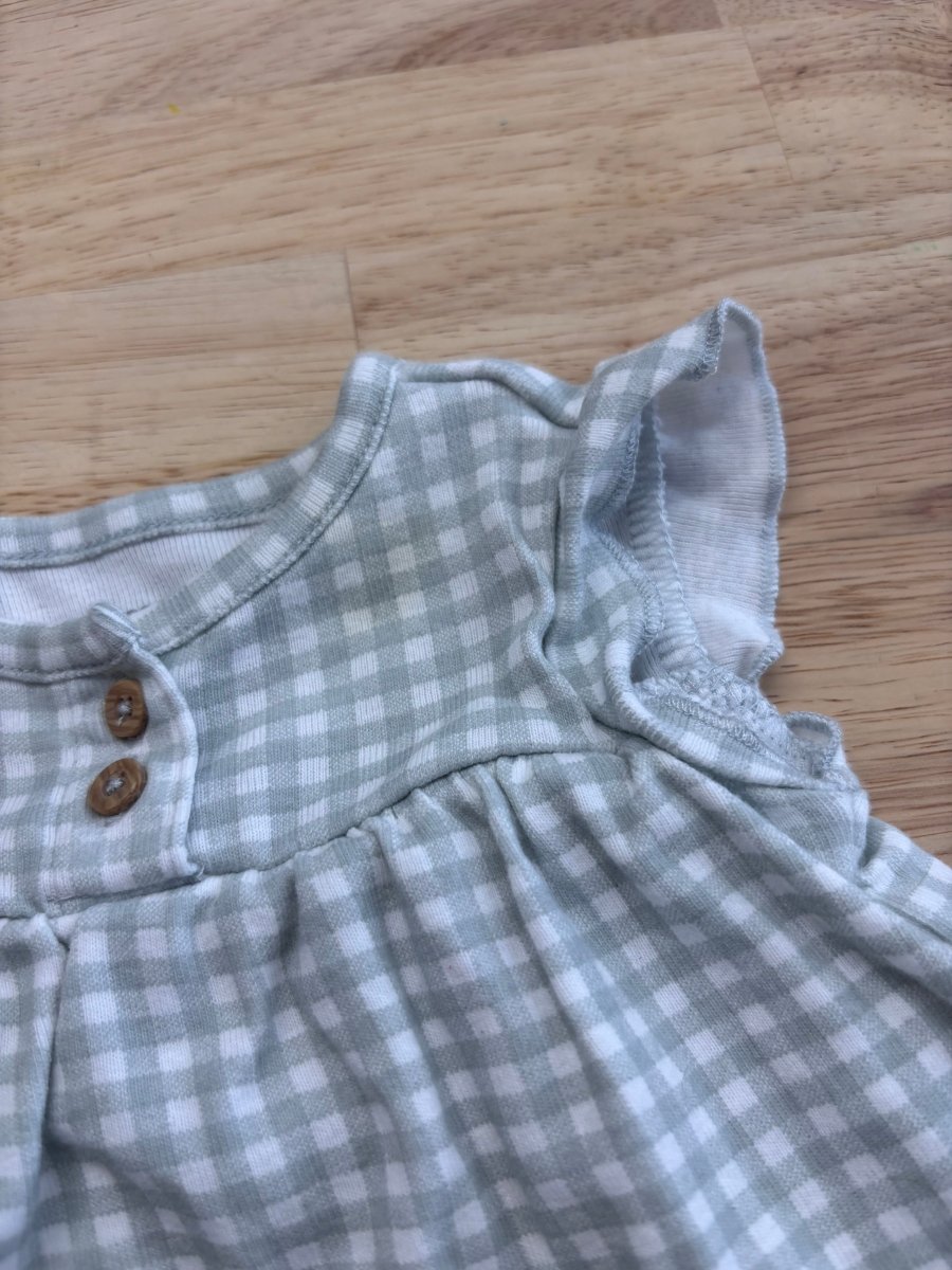Carter’s Gingham Bodysuit Dress (3 Months) - Nest and Sprout - Consignment