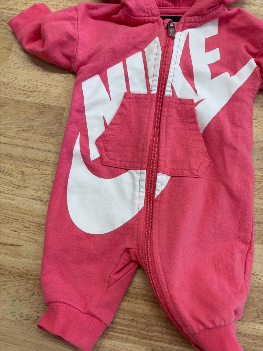 Nike Hooded Romper (3 Months) - Nest and Sprout - Consignment