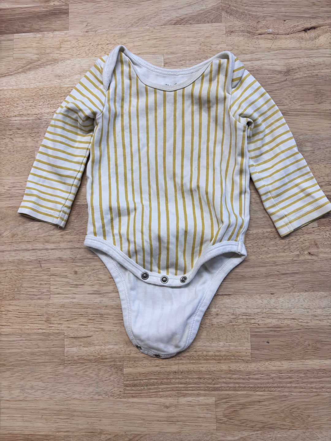 Pehr Striped Cream/Yellow Top 6–12M (Play)