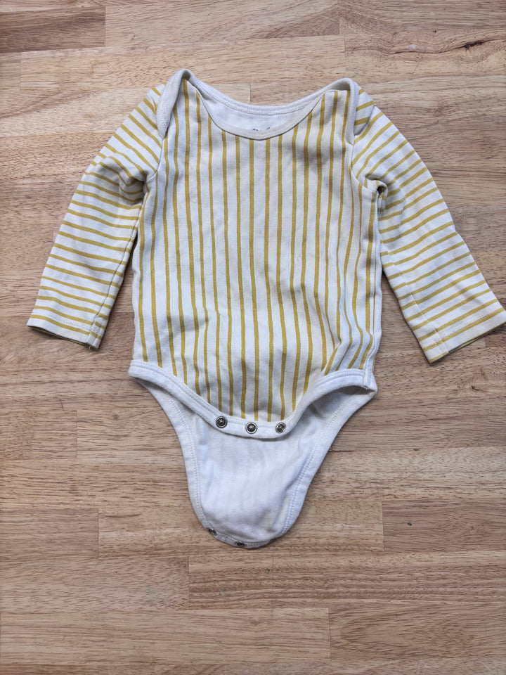 Pehr Striped Cream/Yellow Top 6–12M (Play)