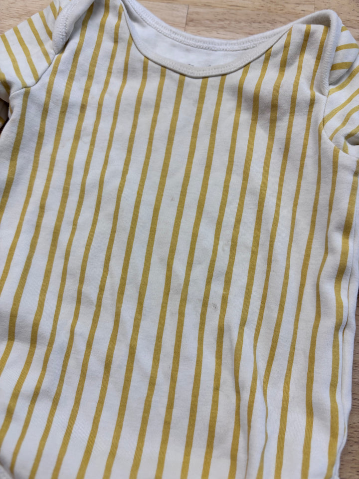 Pehr Striped Cream/Yellow Top 6–12M (Play)