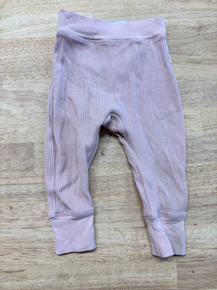 Loulou Lollipop Tencel Waffle Leggings 0–3M Light Pink