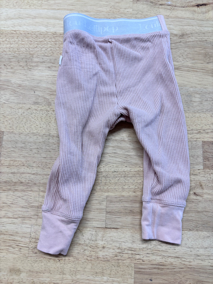 Loulou Lollipop Tencel Waffle Leggings 0–3M Light Pink